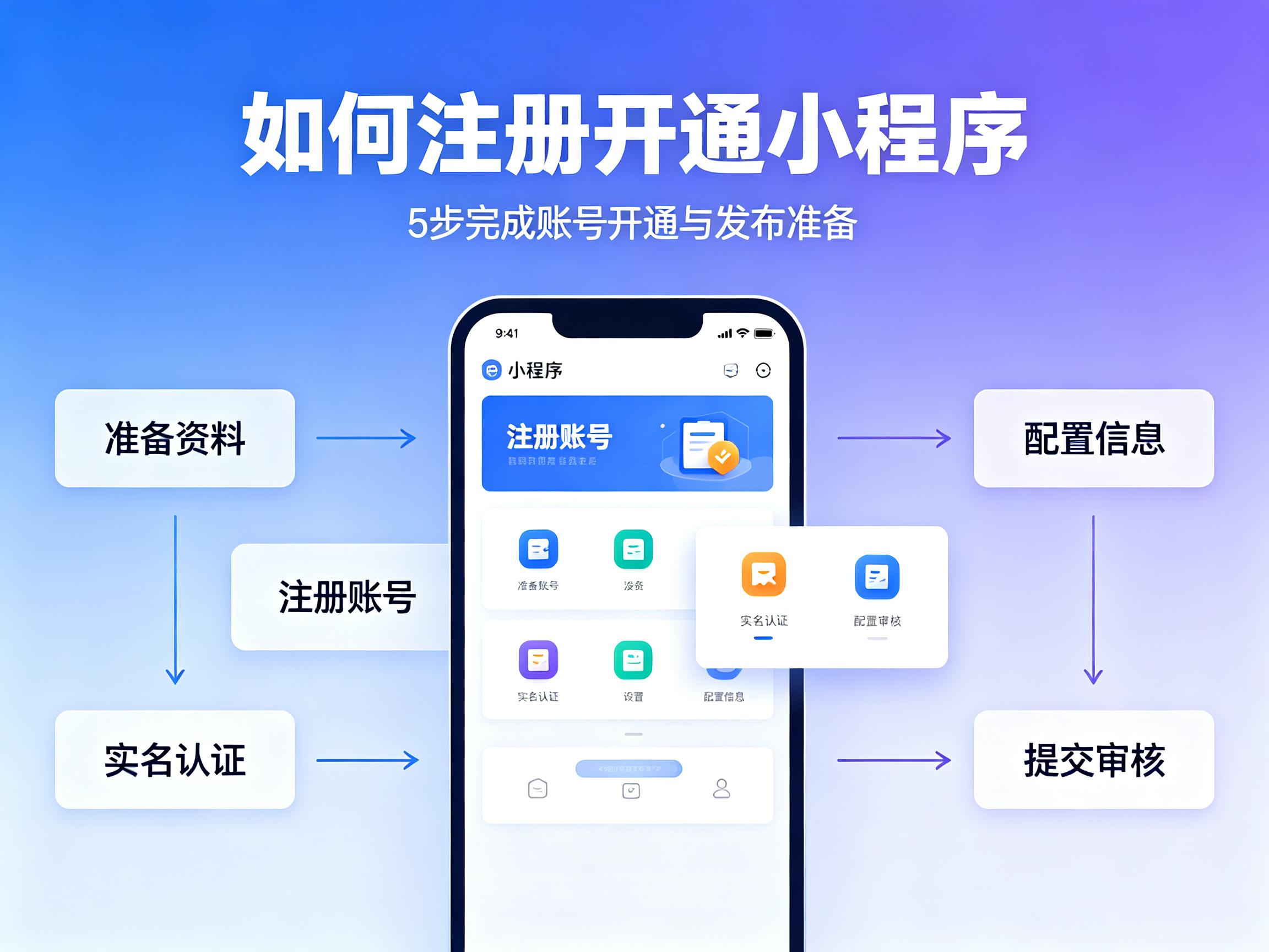新界|如何注册开通备案一个小程序
